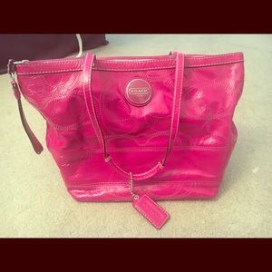 Pink Coach Purse